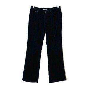 AG Corduroy Black Pants Womens 30R Adriano Goldschmied The Angel Bootcut Stretch